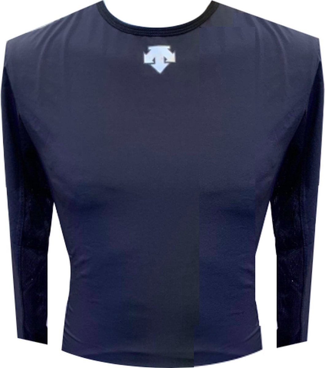 Descente - Base Layer - Dvente long sleeve wind layer - zwart - maat S