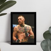 Conor McGregor Ingelijste Handtekening – 15 x 10cm In Klassiek Zwart Frame – Gedrukte handtekening – UFC - Ireland - The Notorious