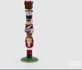 EDG - Enzo De Gasperi Kerst kandelaar speelgoedsoldaatjes met muisje H31