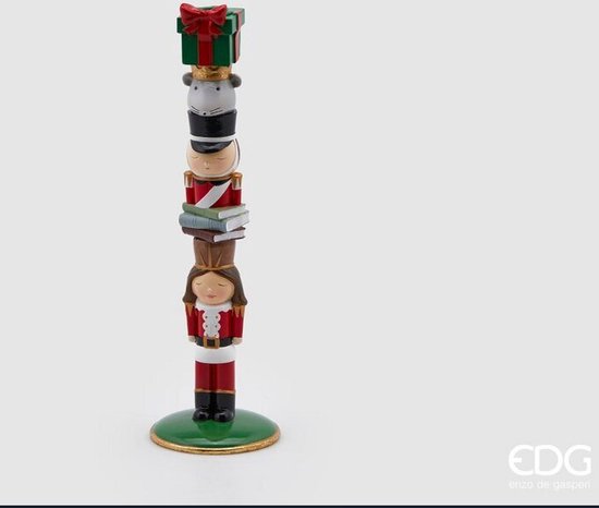 EDG - Enzo De Gasperi Chandelier de Noël soldats de plomb avec souris H31
