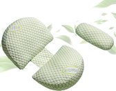 Livano Zwangerschapskussen - Zijslaapkussen - Lichaamskussen - Pregnancy Pillow - Maternity Pillow - Groen