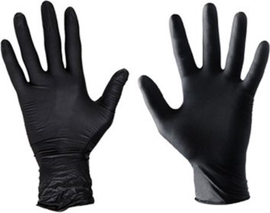 CMT soft nitril handschoenen poedervrij M zwart