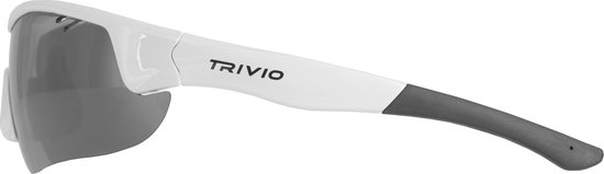 Trivio - Fietsbril Vento Nova Wit Lens Zwart / Mirror van Trivio — afbeelding 4