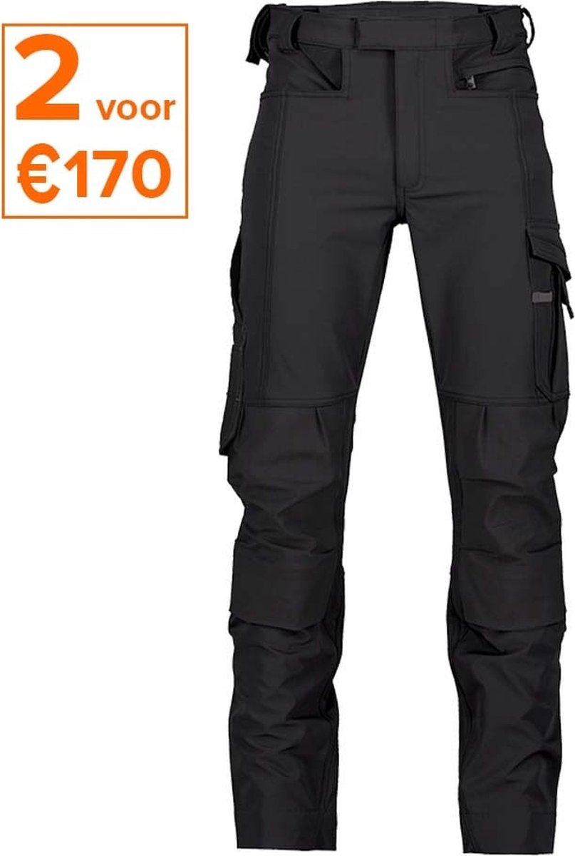 Pantalon de travail Dassy Impax 4-way stretch Black Edition | bol