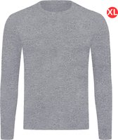 Livano Thermokleding - Thermoshirt - Thermo - Voor Heren - Shirt - Grijs - Maat XL