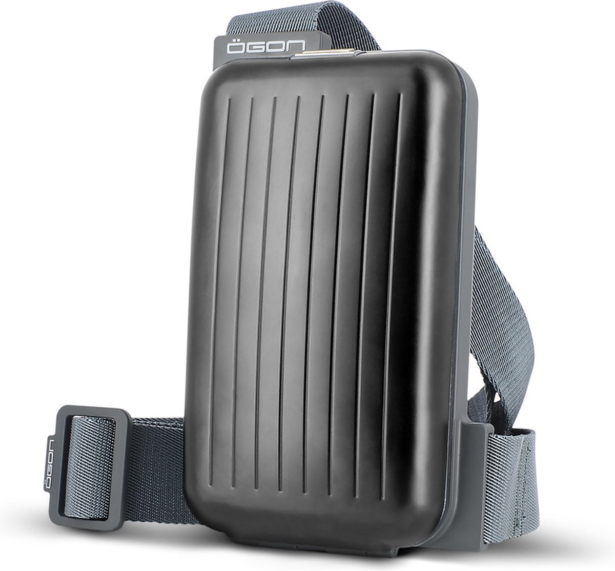 Ogon Designs Phone Bag Aluminium Telefoontas - Sling Bag - Zwart