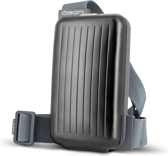 Ögon Designs Phone Bag Aluminium Phone Bag - Sac à bandoulière - Zwart
