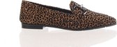 MAURY dames mocassin - luipaard print