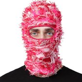 Livano Ski Masker - Bivakmuts - Winter Masker - Balaclava - Ski Mask - Full Face Mask - Roze