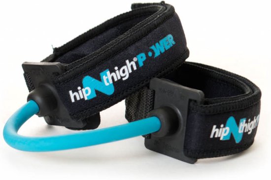 HipNThigh Toner weerstandskabels - Resistance band - Fitness Elastiek - Inclusief Opbergzak - Blauw