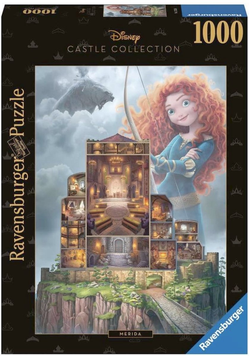 Ravensburger disney castles merida legpuzzel 1000 stukjes