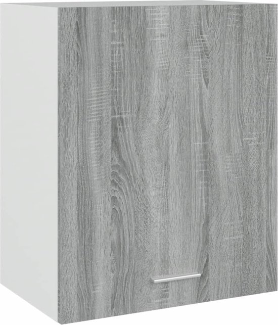 vidaXL Hangkast Lyon 80x31x60 cm bewerkt hout zwart