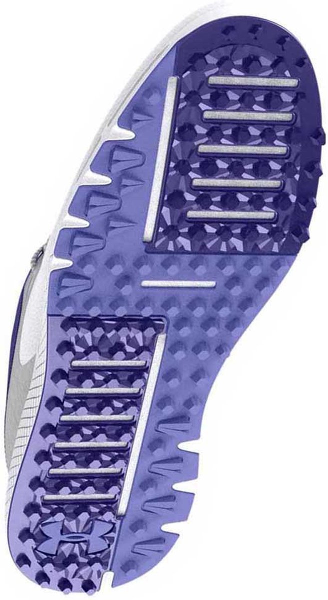 UA W Charged Breathe 2 SL-White / Metallic Silver / Baja Blue — afbeelding 5