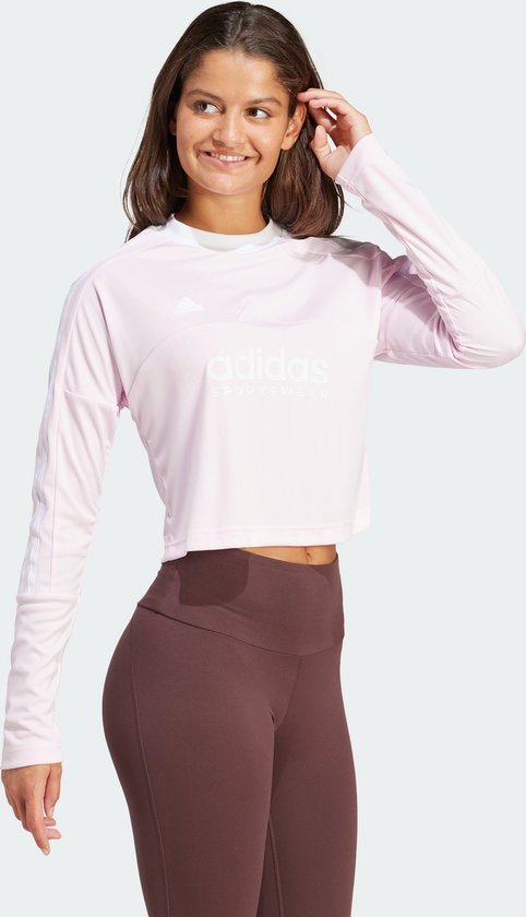 adidas Sportswear Tiro 3-Stripes Longsleeve - Dames - Roze- XL