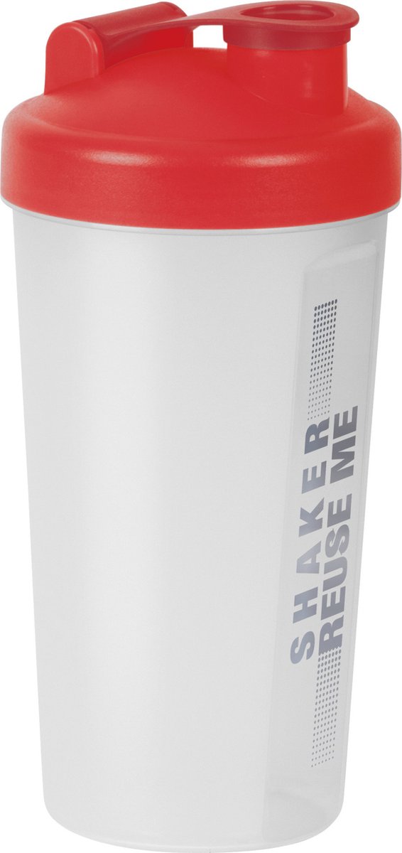 Goedkoopste Juypal Shakebeker/shaker/bidon - 700 ml - rood - kunststof