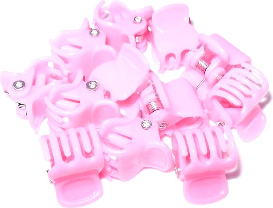 Haarklemmetjes mini lichtroze - meisjes - kinderen