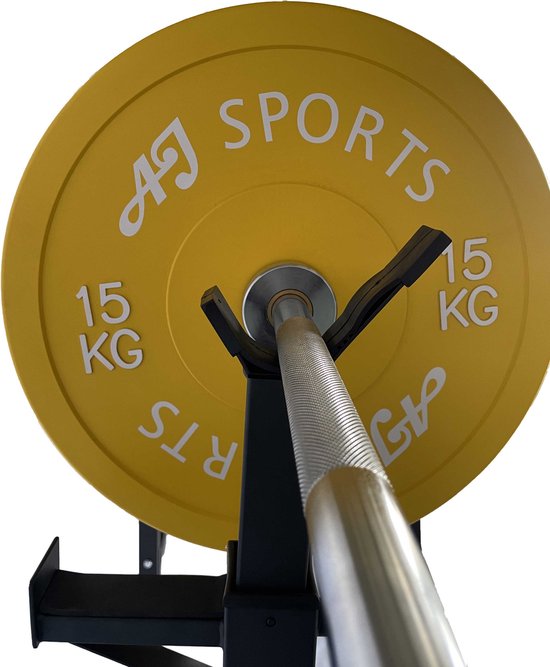AJ-Sports Bench press - Halterbank - Fitnessbank - Bankdrukbank - Fitness bank - Bench - Fitness - Workout - Krachttraining - Exclusief stang en gewichten