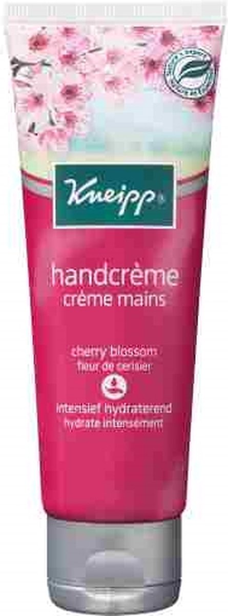 Kneipp Favourite Time - Handcrème - Kersenbloesem - Intensieve verzorging van droge handen - Vegan - 1 st - 75 ml