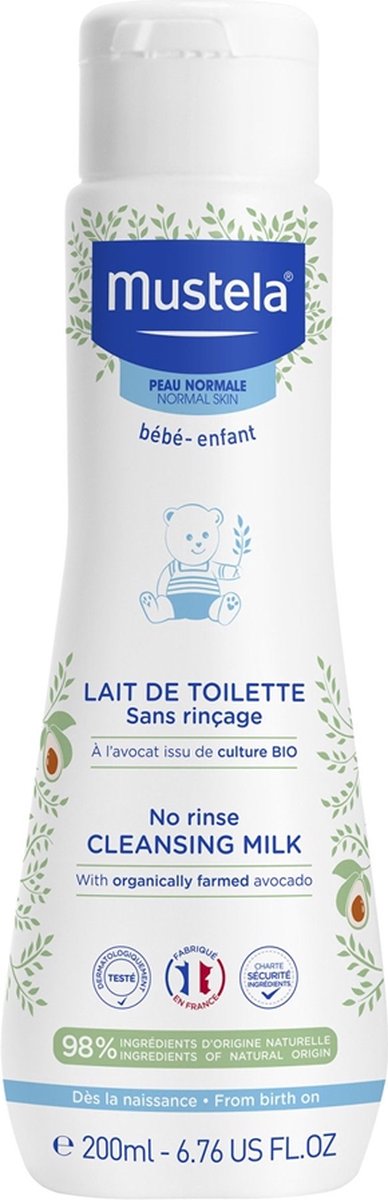 Mustela Toiletmelk 750ml - Zonder spoelen van Must — afbeelding 4