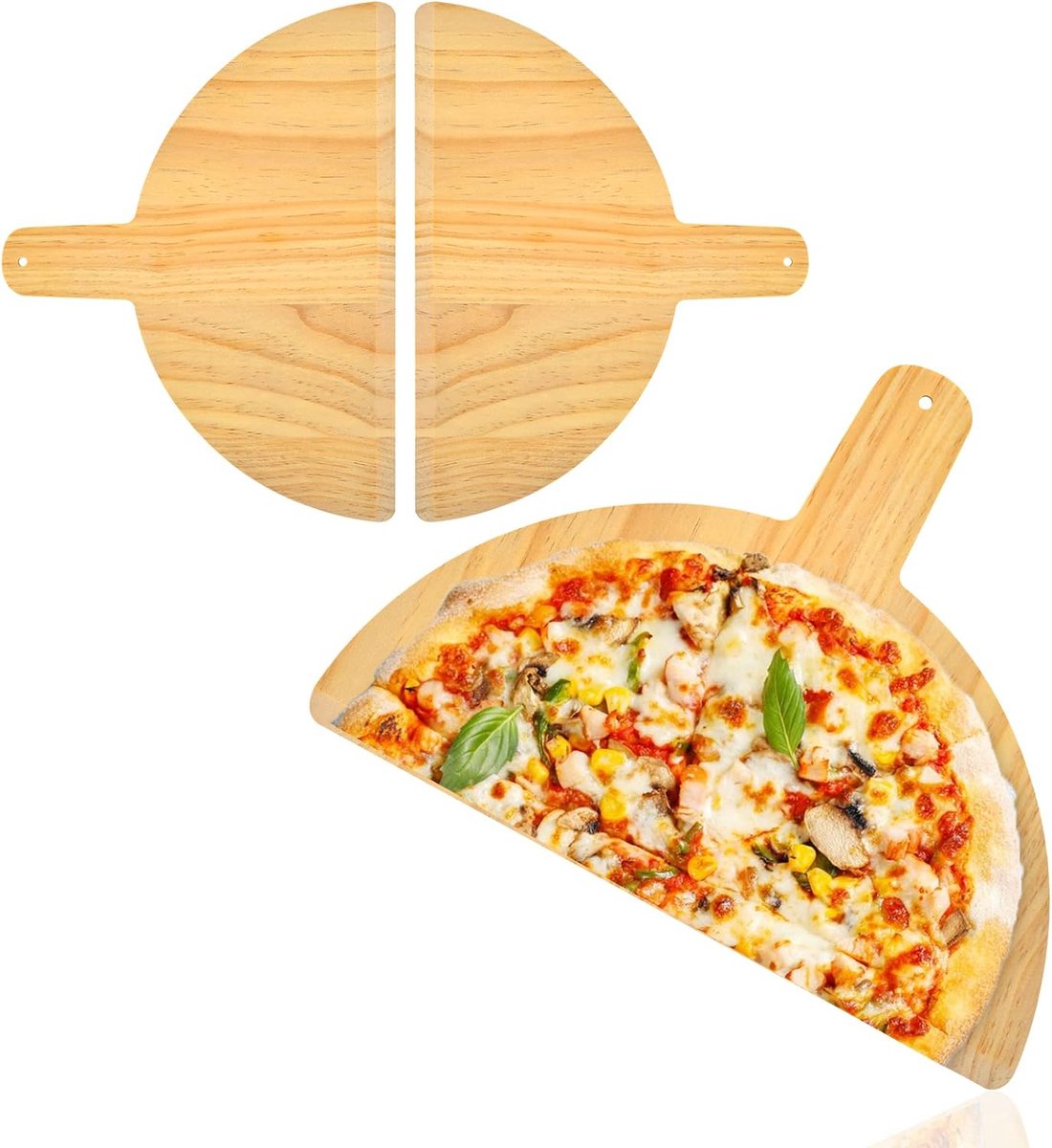 Pelle à Pizza Decopatent® - Pelle à Pizza Carrée avec Long Manche