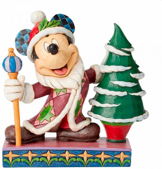 Disney beeld - Traditions collectie - Jolly ol St Mick - Mickey Mouse Santa