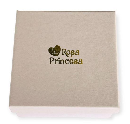La Rosa Princesa Klavertje vier Armband Zilver Geluksarmbandje Met Hartjes - Moederdag cadeau - Geslaagd - La Rosa Princesa