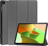 Hoes Geschikt voor Lenovo Tab M10 (3rd gen) Hoes Luxe Hoesje Book Case - Hoesje Geschikt voor Lenovo Tab M10 (3e gen) Hoes Cover - Grijs