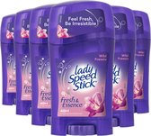 Lady Speed Stick Wild Freesia Deodorant Stick - 24H Zweet Bescherming & Anti Witte Strepen - Populairste Anti Transpirant Deo Stick - Deodorant Vrouw - 6-Pack