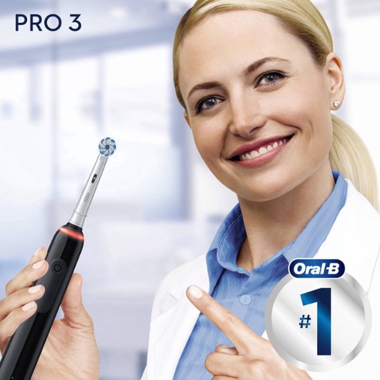 Oral-B Pro 3 - 3000 Pure Clean Zwart - Oral B