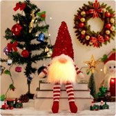 Led Kerst Gnome-Kabouter Rood 40cm