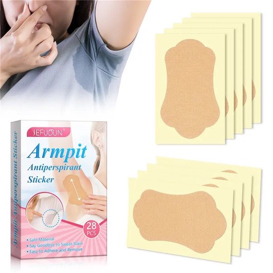 Anti-Zweet Pads - 28 stuks - Anti-Transpirant Oksel Pads - Voorkom Zweetvlekken - Zweet pleisters - Oksel Pleisters - Dames - Heren - Zweet absorberend