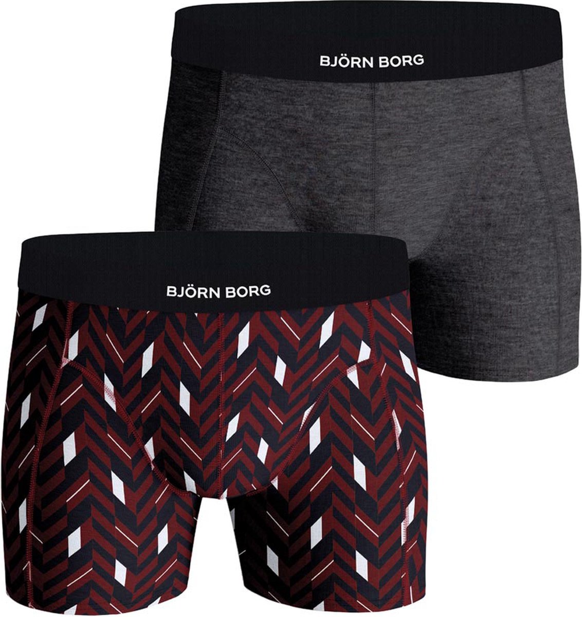 Bjorn Borg Premium Cotton Stretch boxer 2 pack 10002354 multi maat S