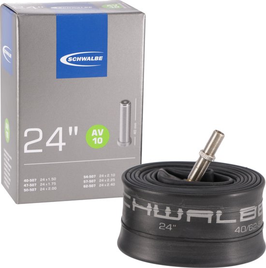 Schwalbe Binnenband - AV10 - 24 inch x 1.50 - 2.40 - Auto Ventiel - 40mm