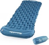 Slaapmat Lichtgewicht Eenpersoons Slaapmatten Opblaasbaar Luchtkussen voor Wandelen, Backpacken, Kamperen, Buitenshuis (Blauw)