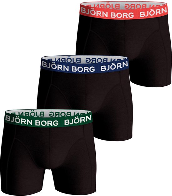 Bjorn Borg - Cotton Stretch Boxer 3-Pack - Heren - Maat M