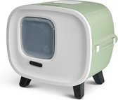 Bol.com Savic kattenbak mira botanical groen 555x44x495 cm aanbieding