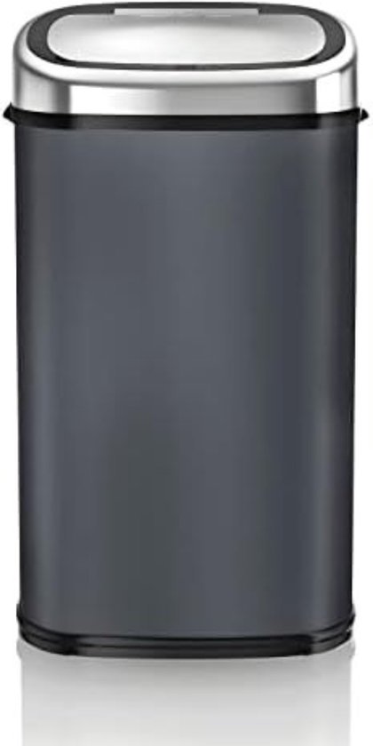 Sendor Afvalemmer - afvalbak - prullenbak - automatisch met sensor - zilver hoogglans - 38 liter