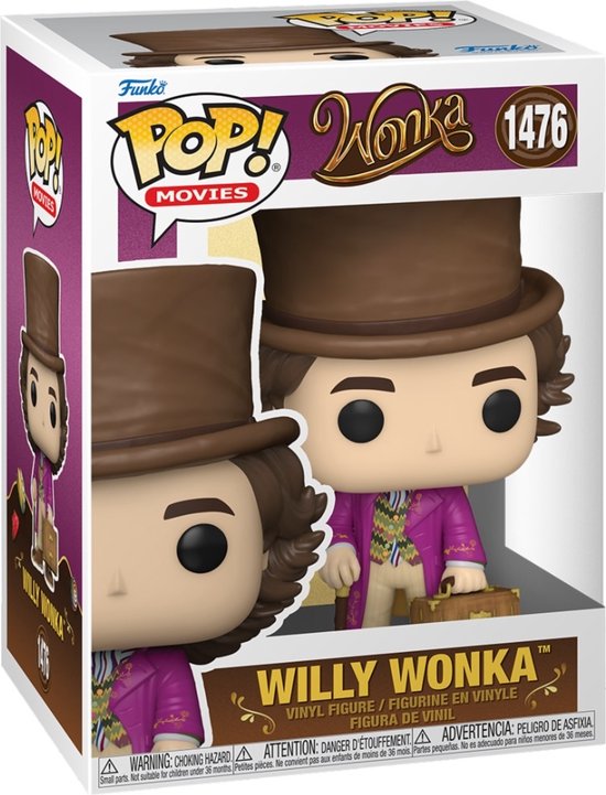 Pop Movies: Wonka - Willy Wonka - Funko Pop #1476