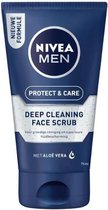 12x NIVEA MEN Protect & Care Deep Cleaning Face Scrub 75ml
