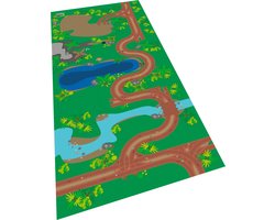 BrickDoo's BrickMaps 32337004 Jungle - Wegplaat speelmat geschikt voor LEGO City Explorer - Formaat gelijk aan 3x7 bouwplaat