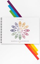 Mandala Kleurboek A5 - 50 Mandala's - Spiraalgebonden - 90gms papier