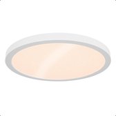 Goliving Plafondlamp – Plafonniere – Led – Extra Dun – Warm Wit Licht – Slaapkamer – Badkamer – Woonkamer – Ø 30cm – Wit