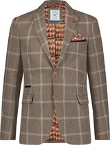 AFNF | Blazer big check theater | Heren | Sand | | 54