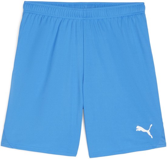 PUMA teamGOAL Shorts Pantalon de sport pour hommes - Blauw Electric Limonade-Puma Wit - Taille XL