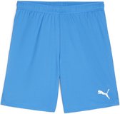 PUMA teamGOAL Shorts Heren Sportbroek - Electric Blauw Lemonade-Puma Wit - Maat S