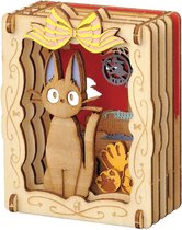 Ghibli - Kiki's Vliegende Koeriersdienst - Jiji de Zwarte Kat Houten Stijl Papieren Theater