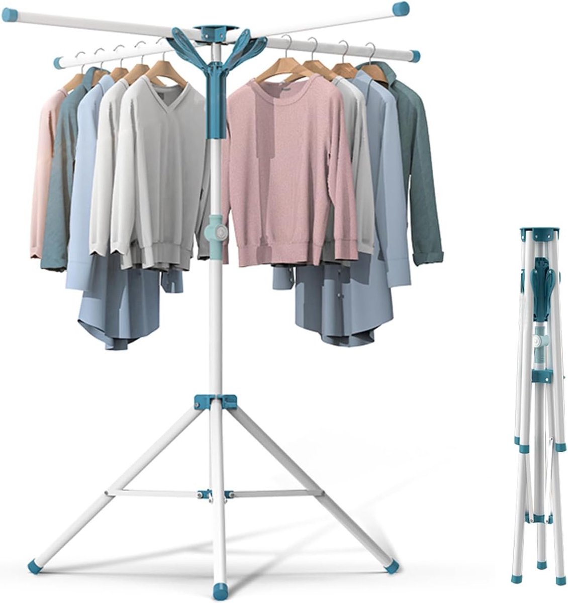 Luxe wasrek – droogrek – inklapbaar wasdroogrek