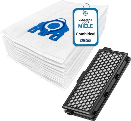 Filtre HEPA DEGG Lot De 2 - Compatible Aspirateurs Miele Active Clean 50 & AirClean 50 (SF-HA 50)