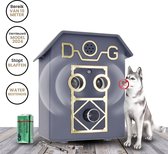 LotaHome - Anti Blaf Apparaat - Luxe Hondentrainer - Diervriendelijk - Zonder schok - Waterbestendig - Anti blafband voor alle honden - Instelbare Ultrasone Niveauregeling - 4 standen - Inclusief Hondenfluit, 9V Batterij en Bevestigingsmateriaal