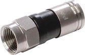 Connecteur F à compression étanche Hirschmann EX6-51 WSNT pour câble 7 mm / droit